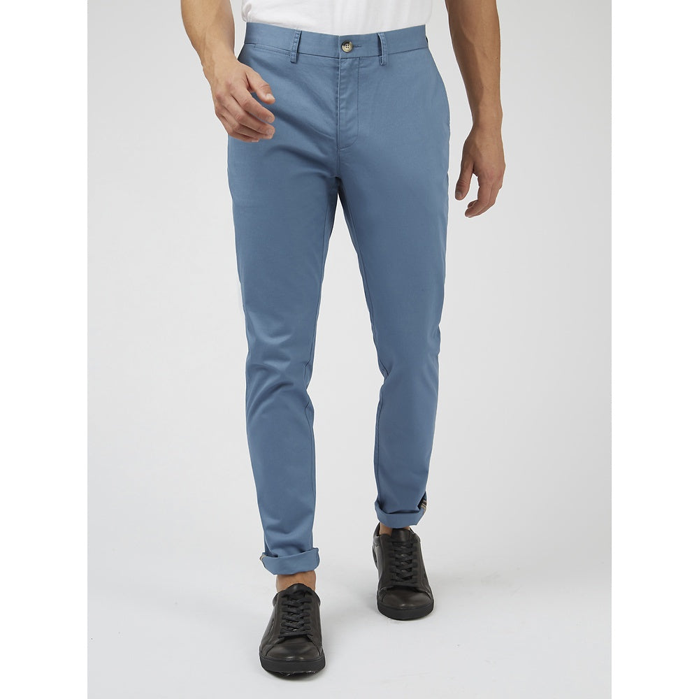 Ben Sherman Slim Stretch Chino - Blue Shadow