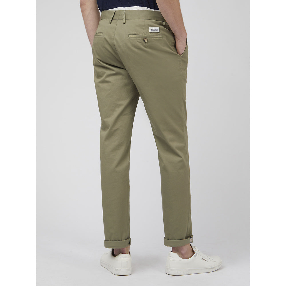 Ben Sherman Slim Stretch Chino - Litchen Green