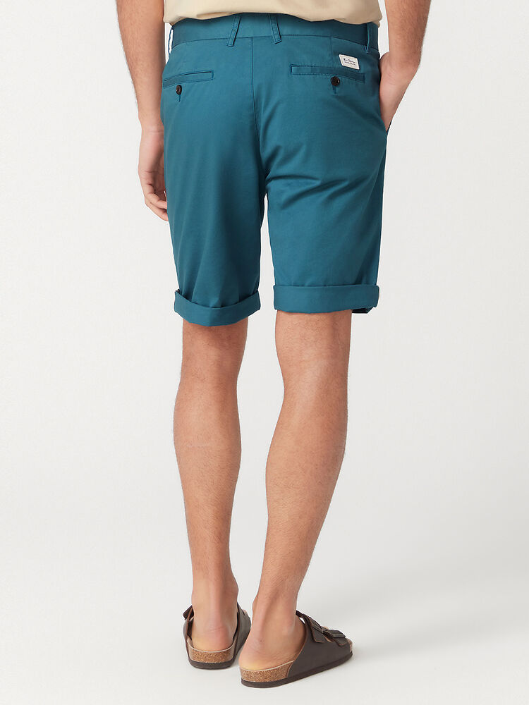 Ben Sherman Slim Stretch Chino Shorts - Teal