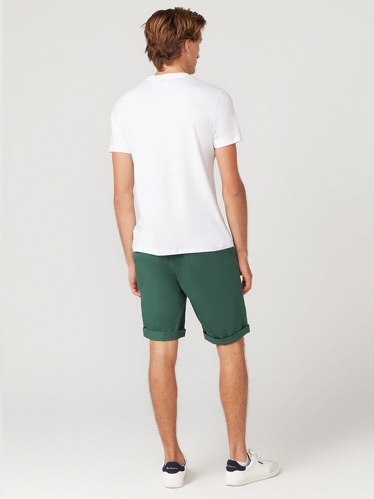 Ben Sherman Slim Stretch Chino Shorts - Green