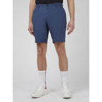 Ben Sherman Cotton & Linen Shorts - Blue Denim
