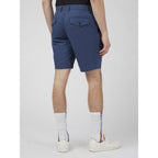 Ben Sherman Cotton & Linen Shorts - Blue Denim