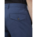 Ben Sherman Cotton & Linen Shorts - Blue Denim