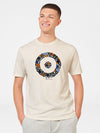 Ben Sherman Record Target Tee - Ecru