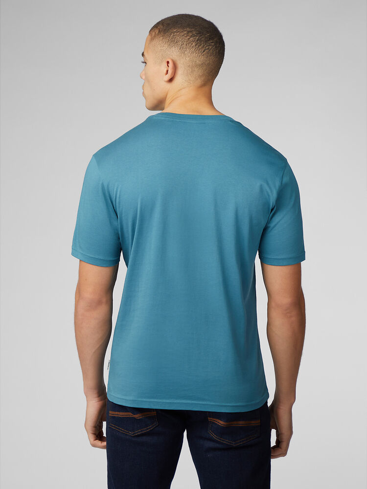 Ben Sherman 'Feel the Grove' Tee - Teal