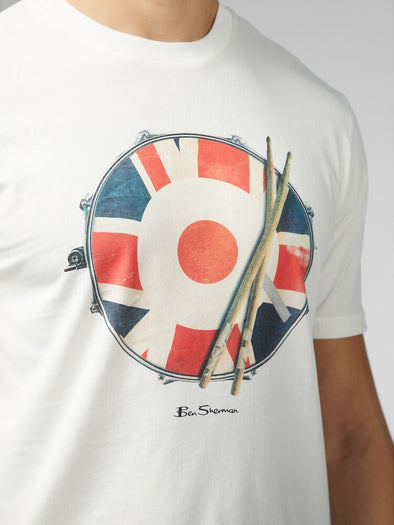 Ben Sherman Snare Target Tee - Snow White