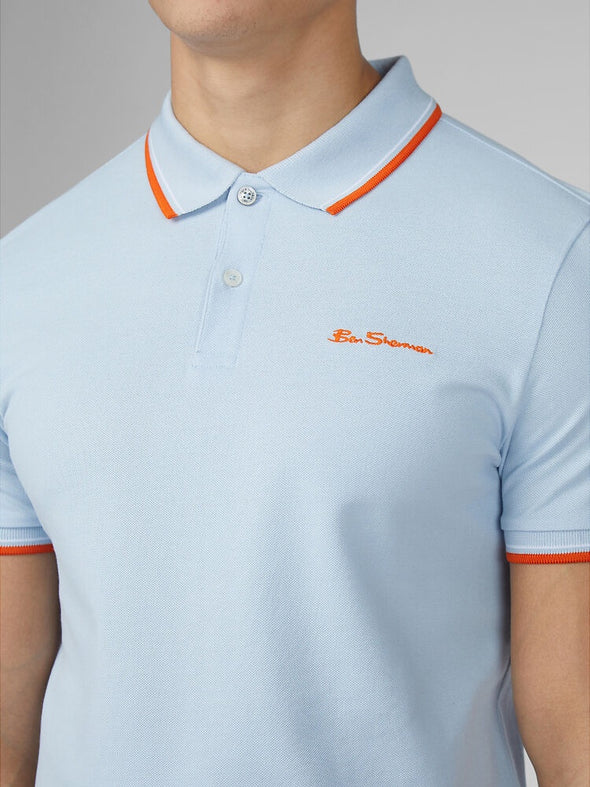 Ben Sherman Signature Polo - Pale Blue