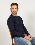 Naseby Crew Neck Merino - Navy