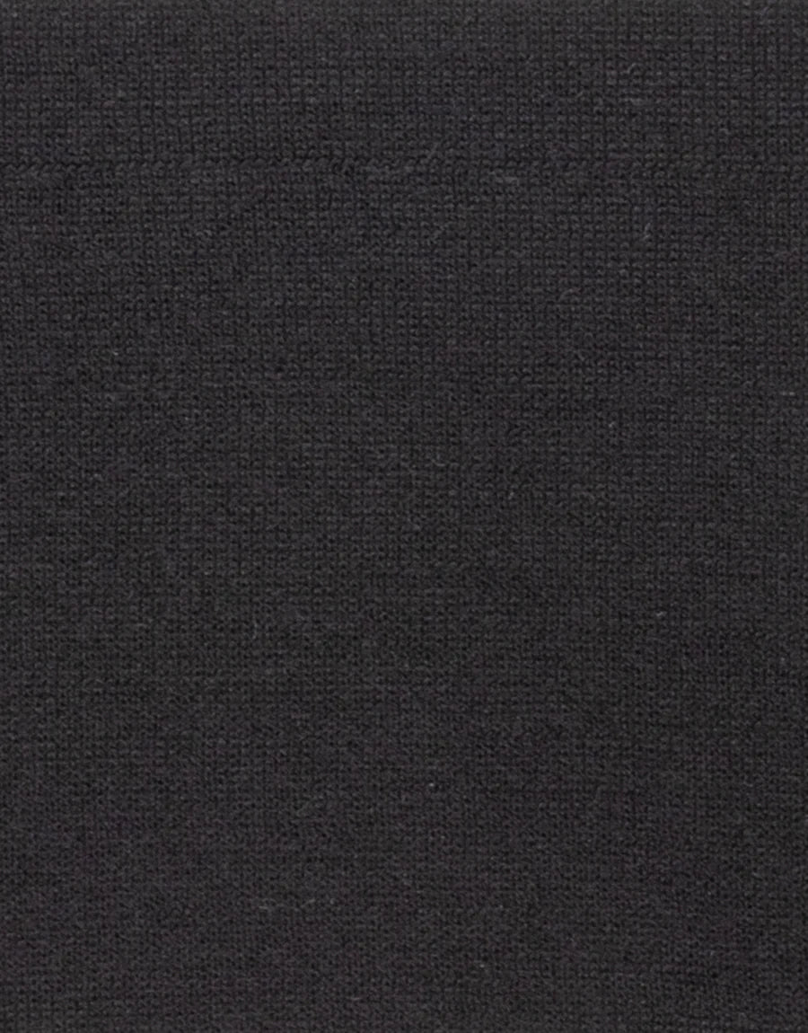 Fairlie V-Neck Merino Jersey - Black