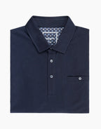 Portofino Cotton Polo - Navy