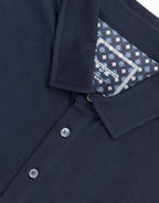 Portofino Cotton Polo - Navy