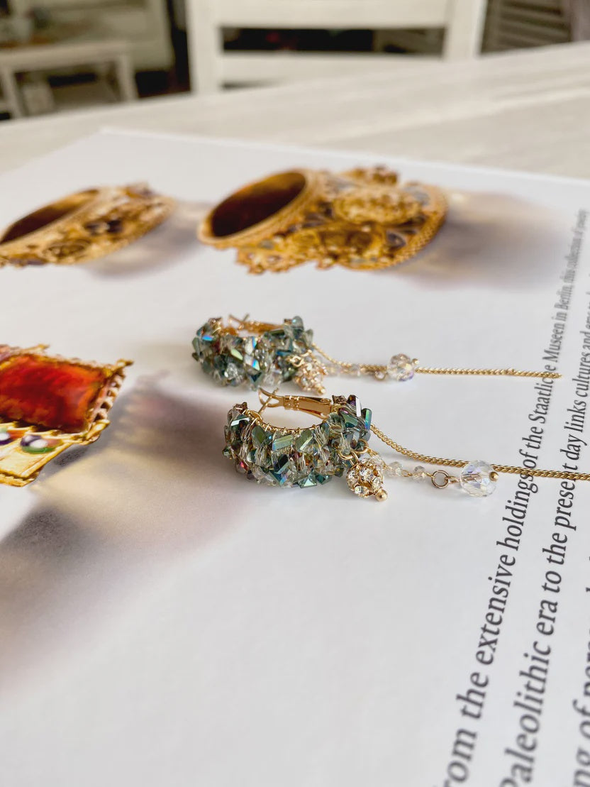 Glacial Moss Earrings