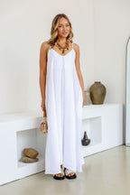Cena Dress in White