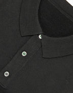 Owaka 100% Merino Polo - Black