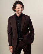 London Long Sleeve Shirt: Plain Poplin - Black