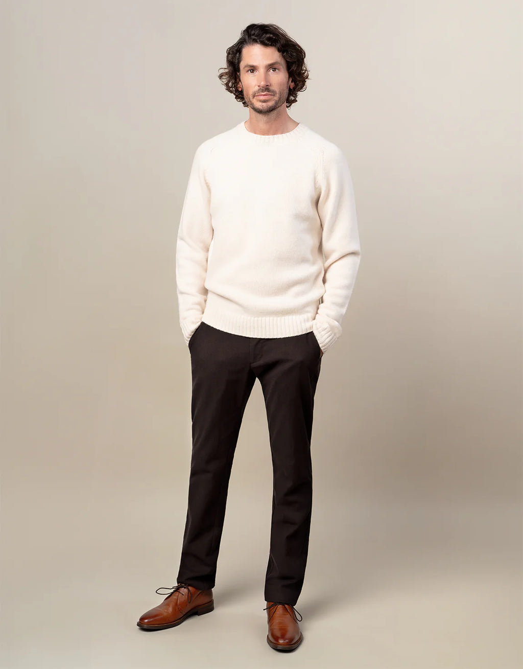 Tyler Birdseye Chinos - Dark Brown