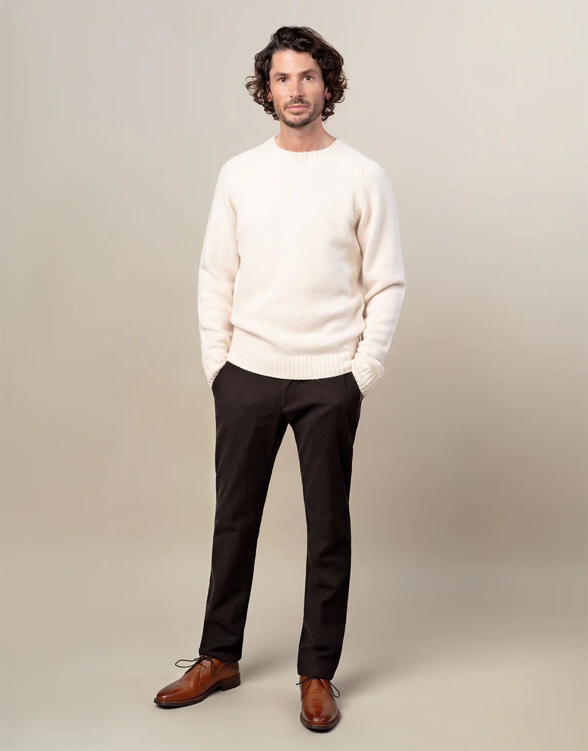 Tyler Birdseye Chinos - Dark Brown