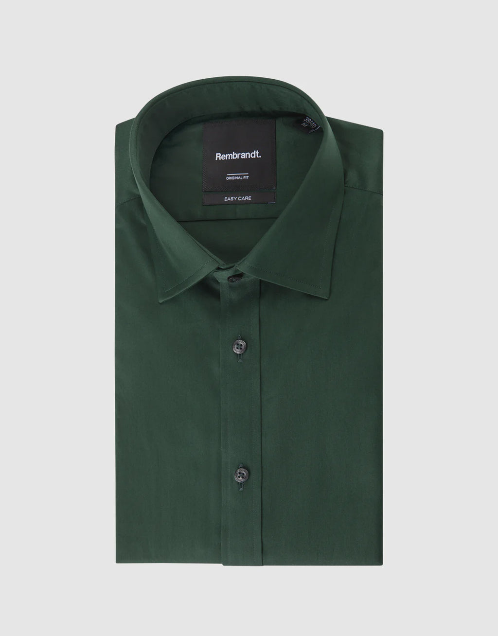 London Long Sleeve Shirt - Sateen Dark Green