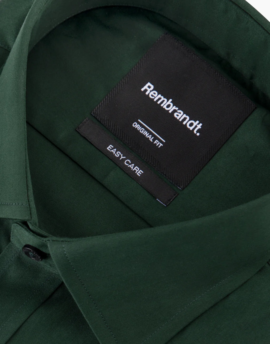 London Long Sleeve Shirt - Sateen Dark Green
