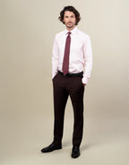 London Long Sleeve Shirt - Fine Twill Pink