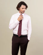 London Long Sleeve Shirt - Fine Twill Pink