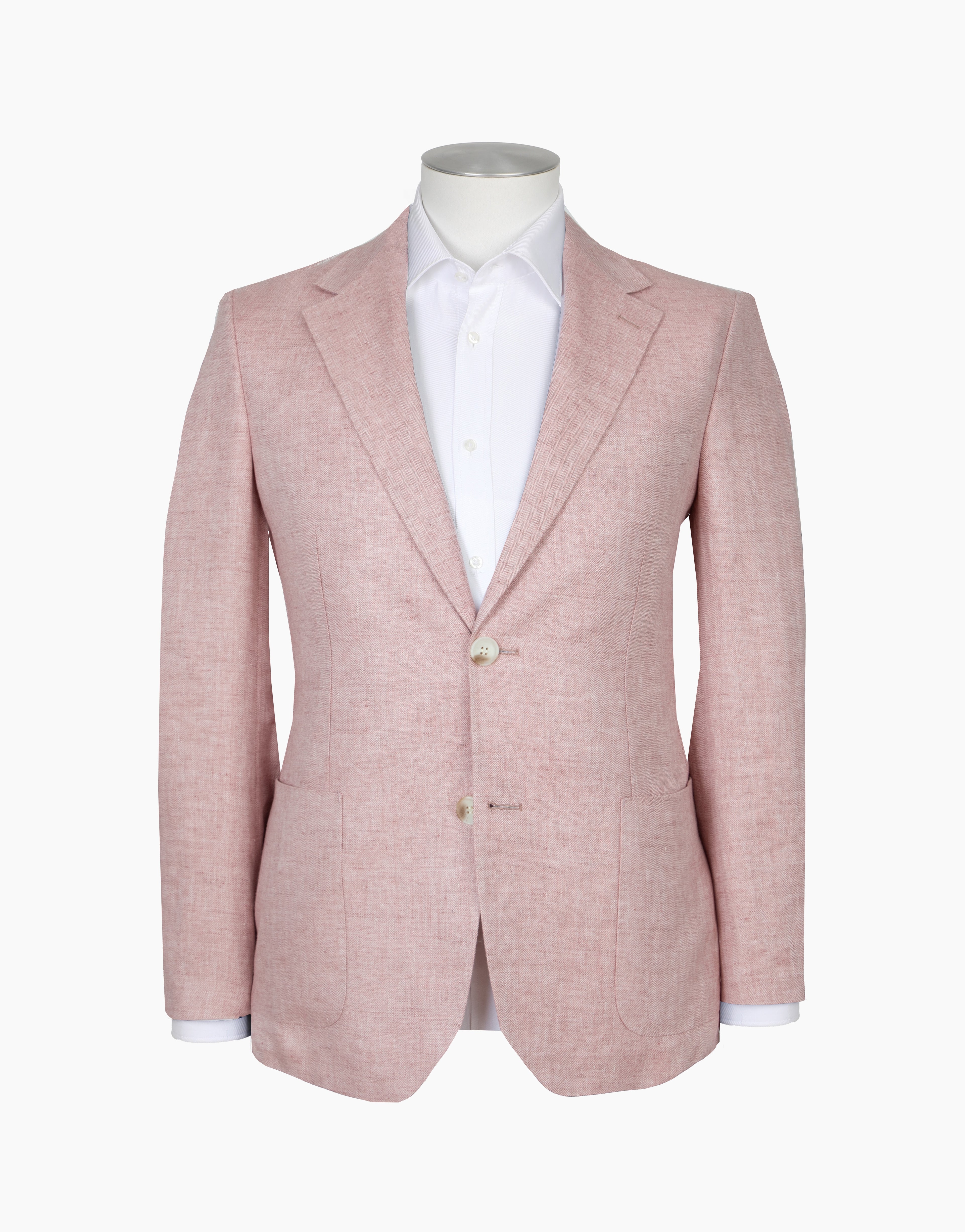Rembrandt Malta Linen Blazer - Pink