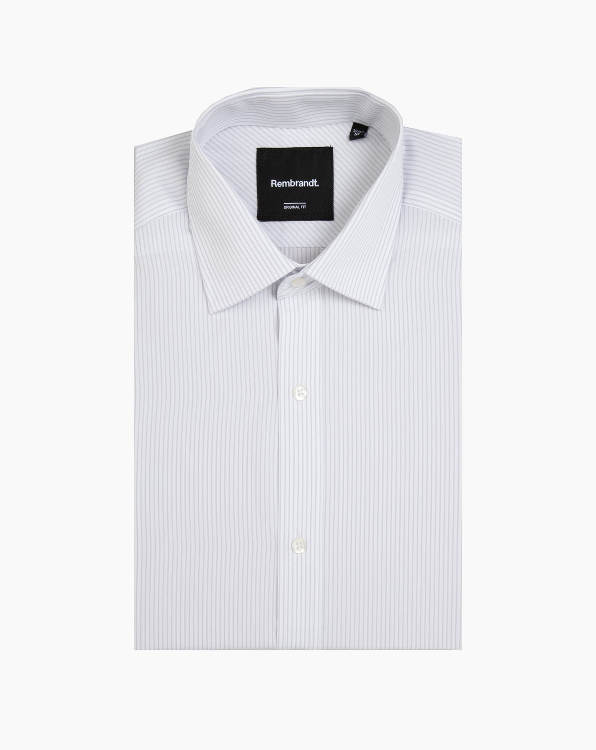 London Long Sleeve Shirt - Light Grey Stripe