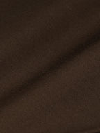 London Long Sleeve Shirt - Sateen  Chocolate Brown