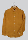 Cutler & Co Blake Linen Long Sleeve Shirt - Gold