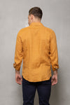 Cutler & Co Blake Linen Long Sleeve Shirt - Gold