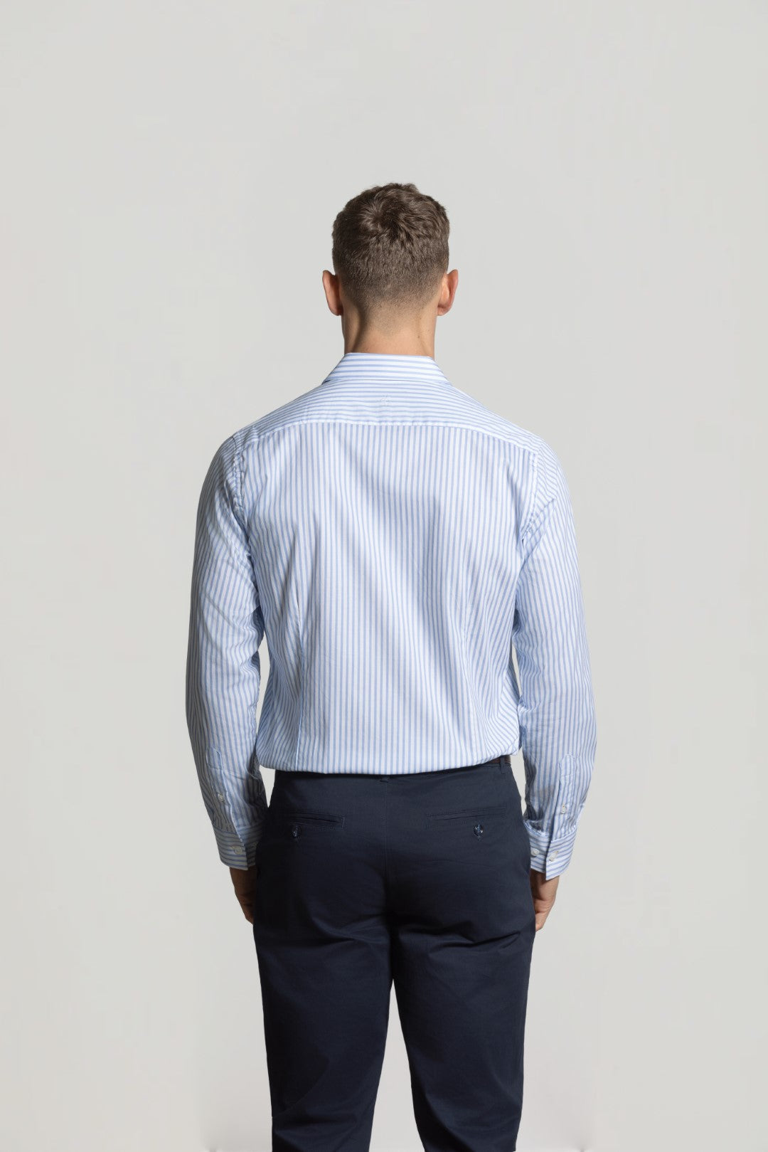 Cutler & Co Blake Long Sleeve Shirt: Geometric Print - Blue