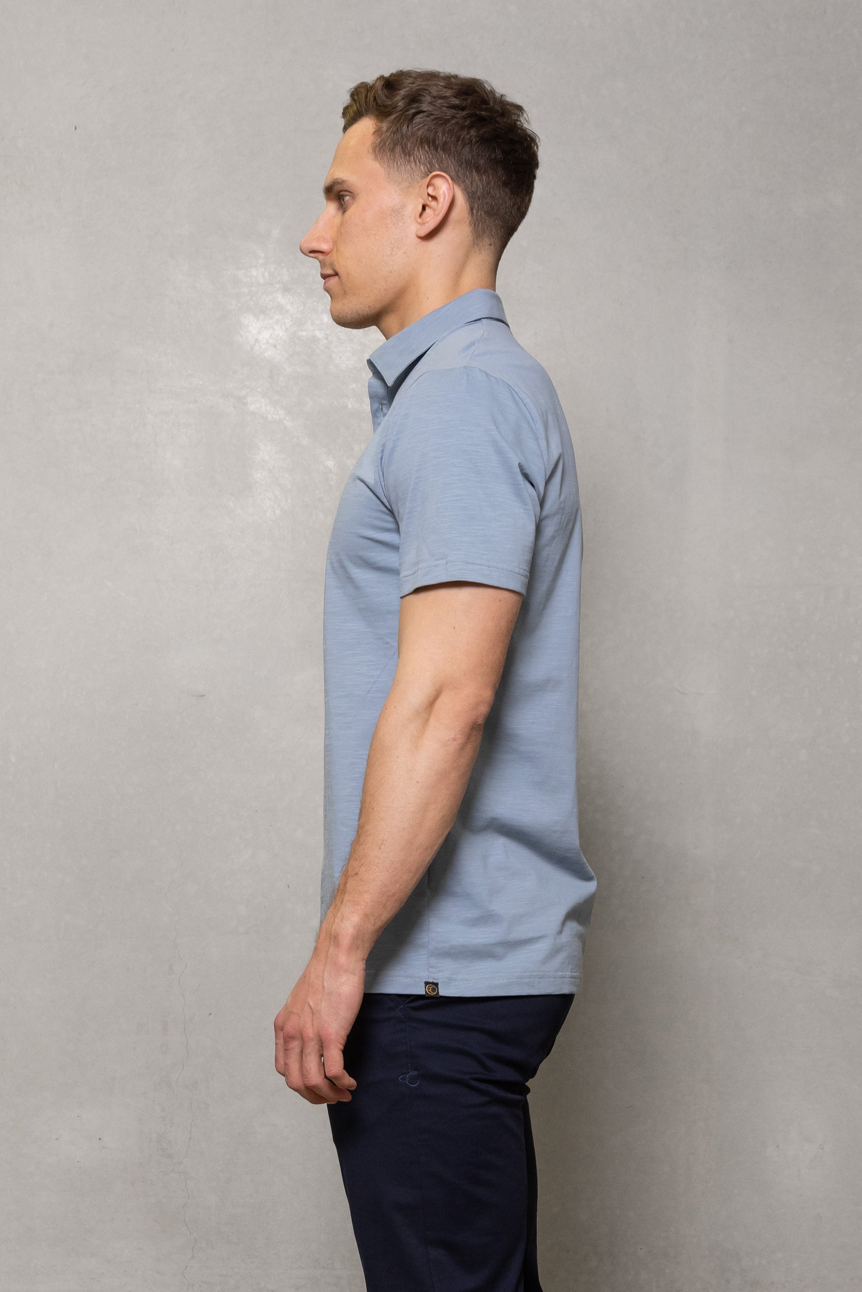 Cutler & Co Logan Polo - Sky