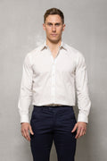 Cutler & Co Blake Long Sleeved Shirt: Wave Print - Bone