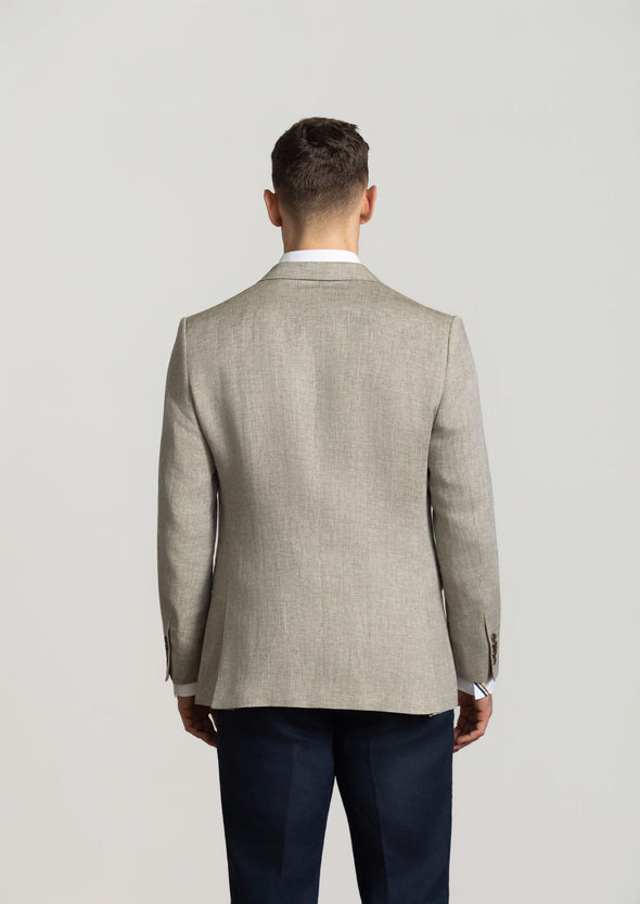 Cutler & Co Johnson Linen Blazer - Oatmeal