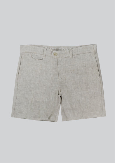 Cutler & Co Matthew Linen Shorts - Oatmeal