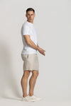 Cutler & Co Matthew Linen Shorts - Oatmeal