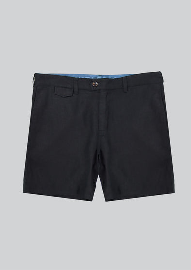 Cutler & Co Matthew Linen Shorts - Black