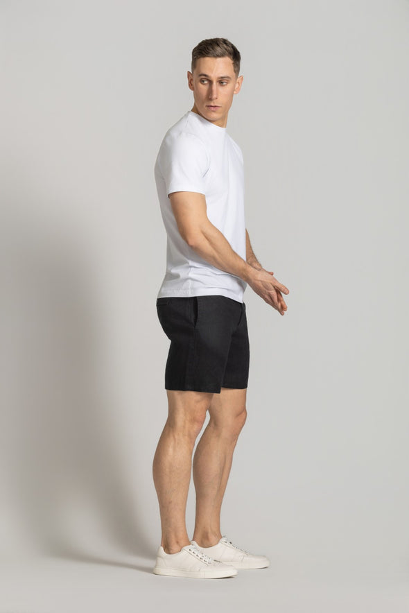 Cutler & Co Matthew Linen Shorts - Black