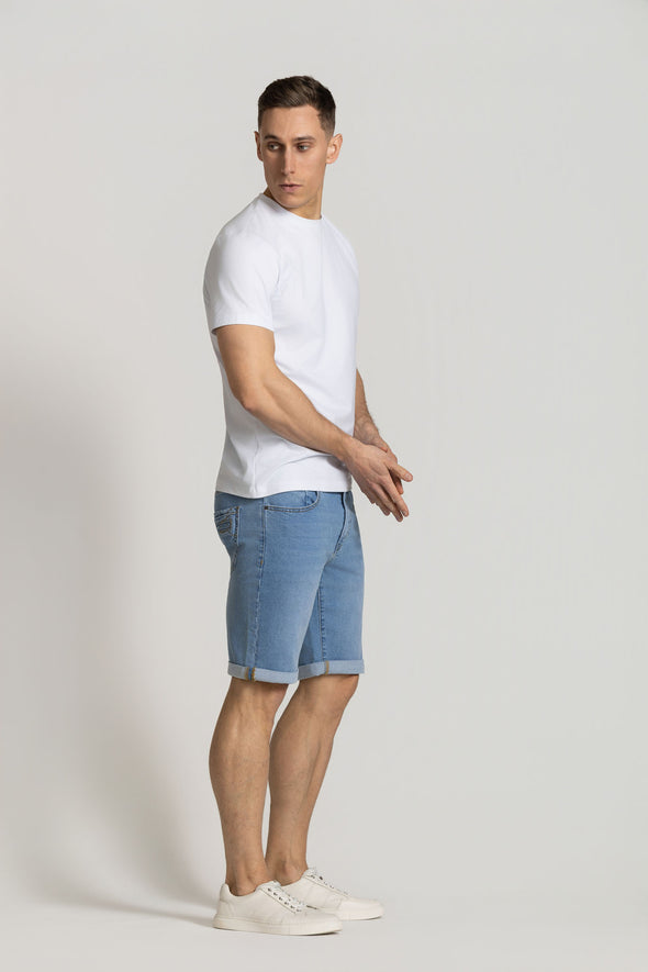 Cutler & Co Benson Denim Shorts - Blue