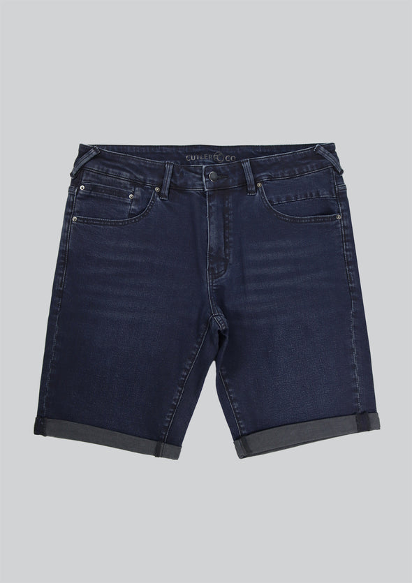 Cutler & Co Benson Denim Shorts - Nightshade