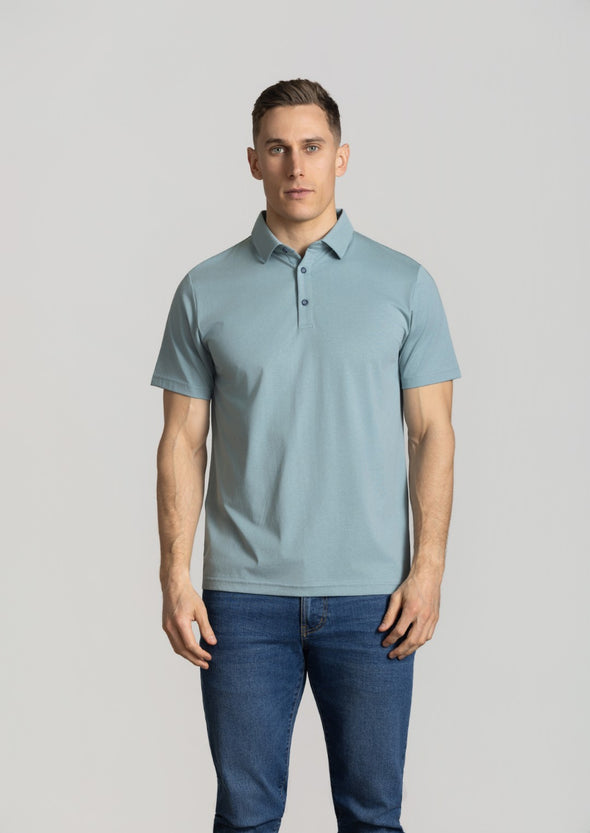 Cutler & Co Logan Polo - Light Blue