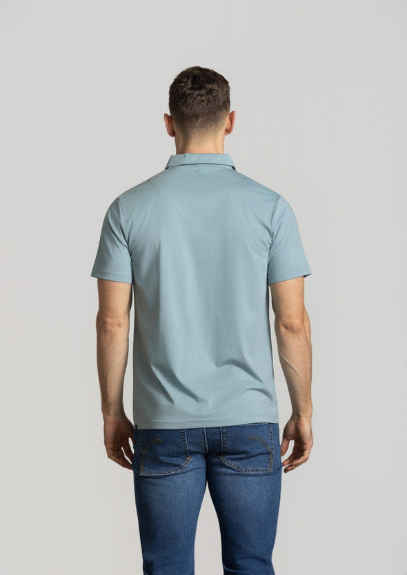 Cutler & Co Logan Polo - Light Blue