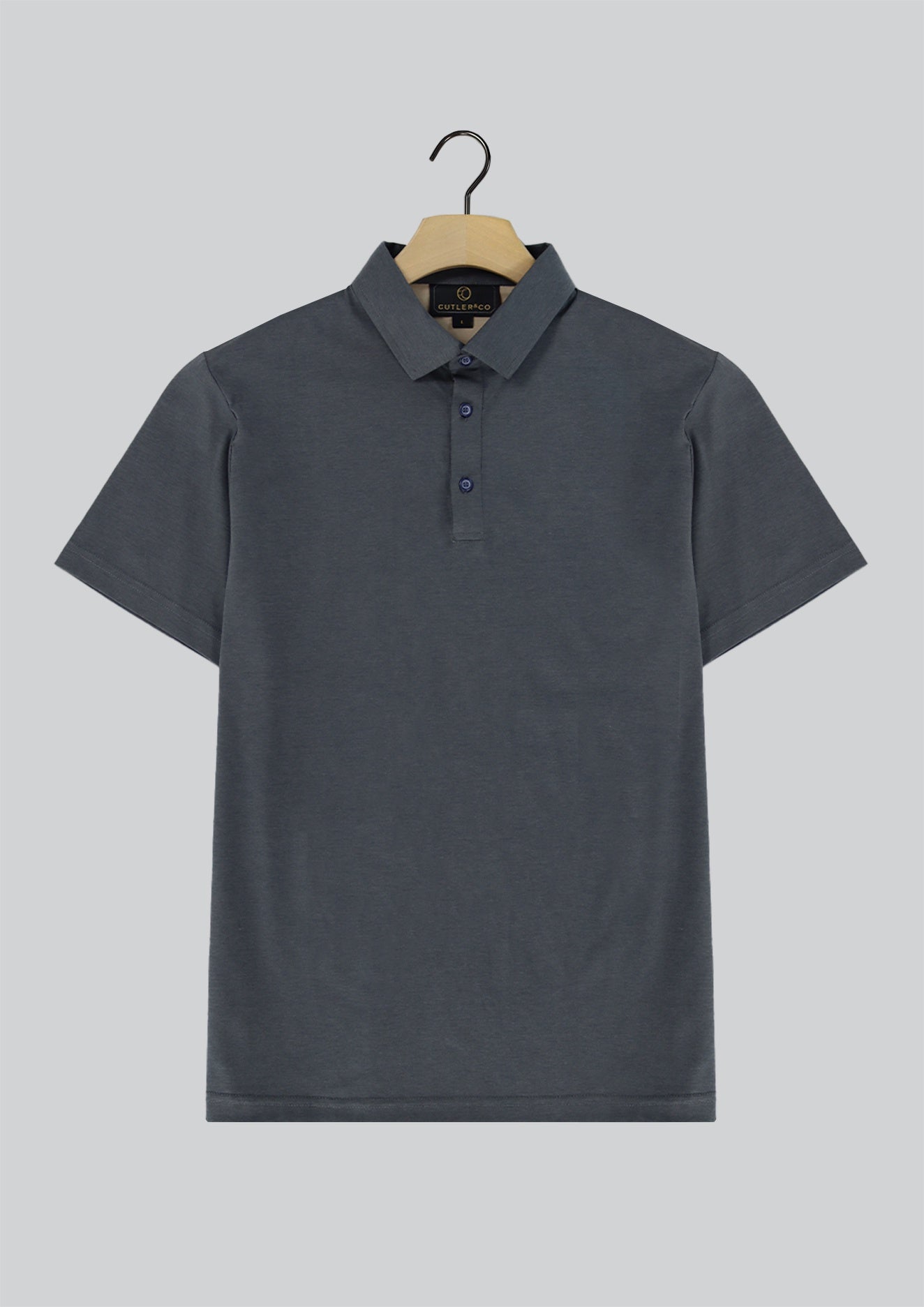 Cutler & Co Logan Polo - Charcoal