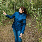 Moke: Cushla 90/10 Packable Down Jacket - Moonlight