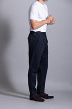 Cutler & Co Iggy Trouser: Pleater - Thunderstorm