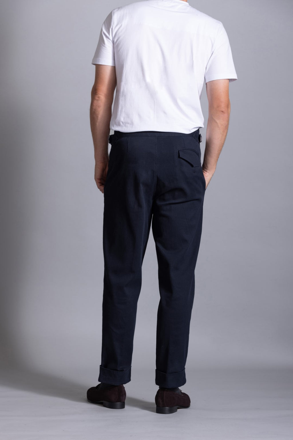 Cutler & Co Iggy Trouser: Pleater - Thunderstorm