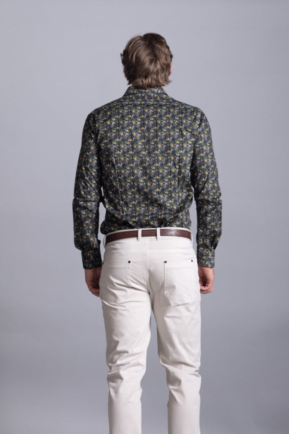 Cutler & Co Nigel Long Sleeve Shirt - Bird of Paradise