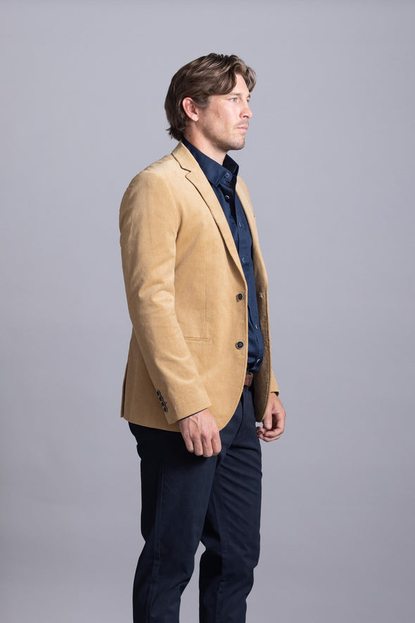 Cutler & Co Heaton Fine Corduroy Blazer - Tea