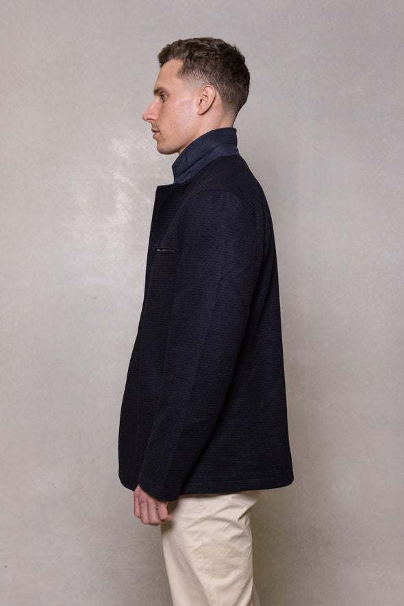 Cutler & Co Lorenzo Wool Blend Jacket - Thunderstorm