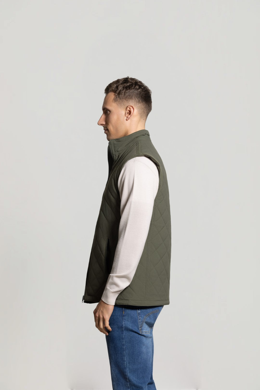 Cutler & Co Brando Vest - Dark Green